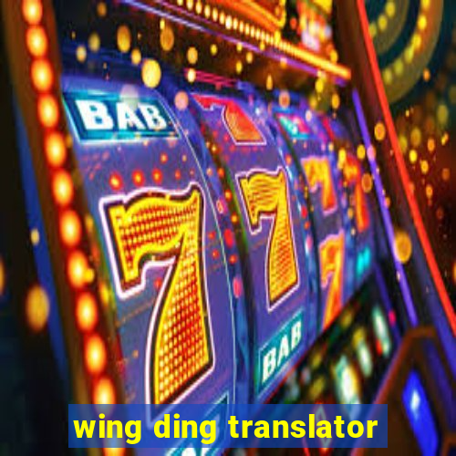 wing ding translator